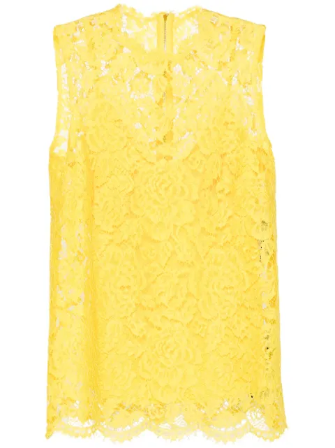 Dolce & Gabbana cordonetto-lace top