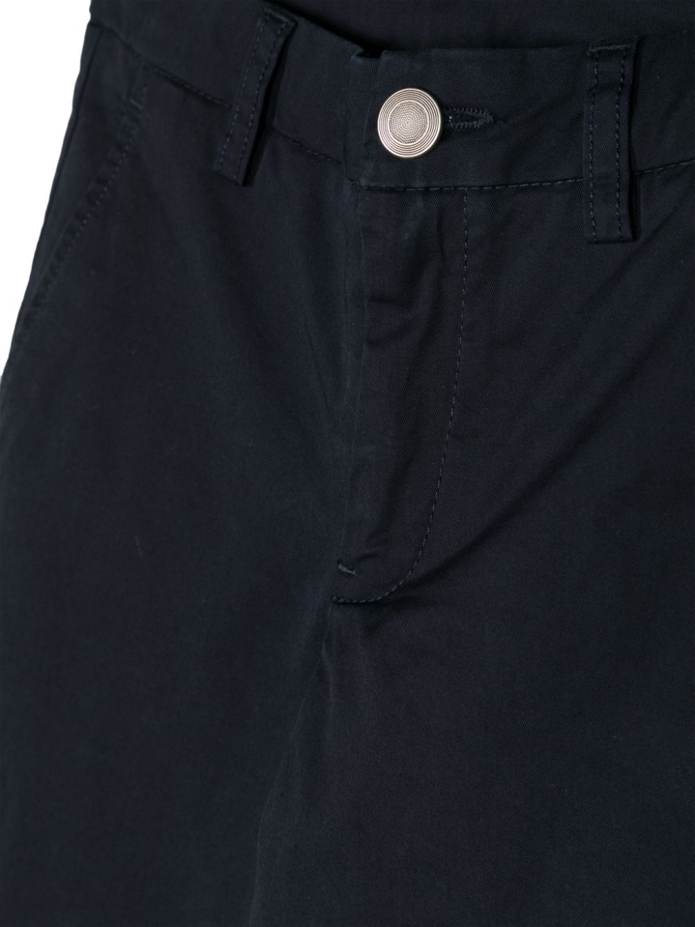 Shop Dondup Straight Stretch-cotton Chinos In 蓝色