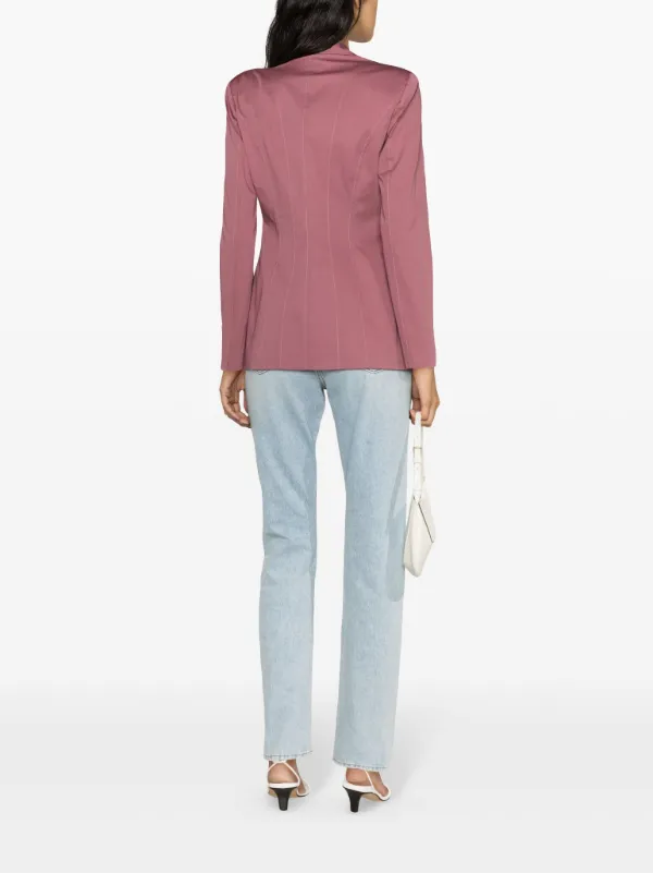 アウターその他 PINKO Woman Blazer Pink 100036A0GH O36 PINKO Fiona single-breasted Blazer | Pink | FARFETCH