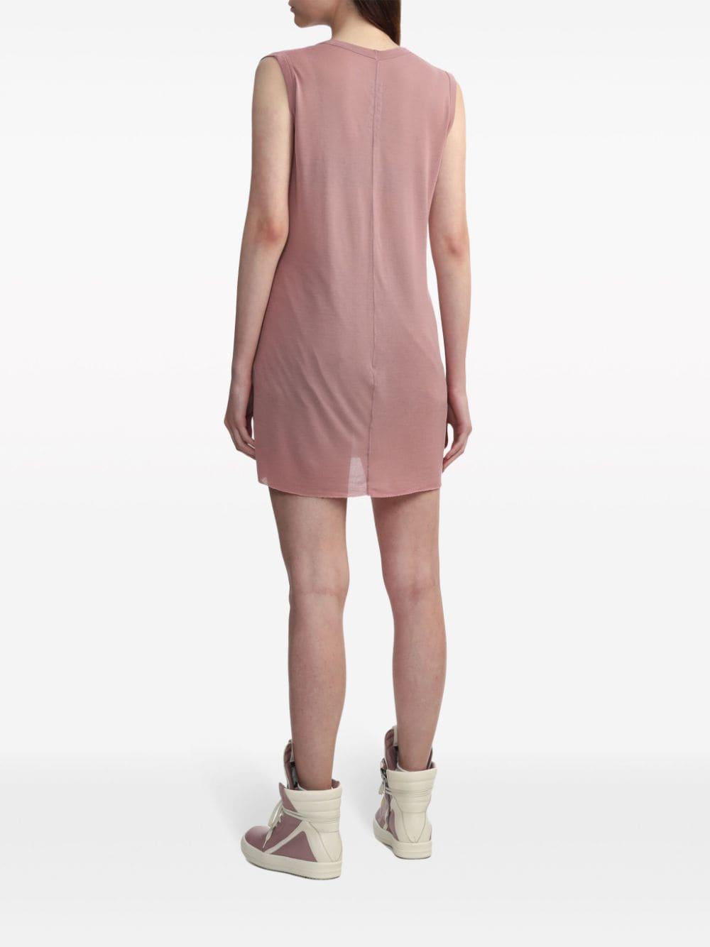 Shop Rick Owens V-neck Sleeveless Top In Pink
