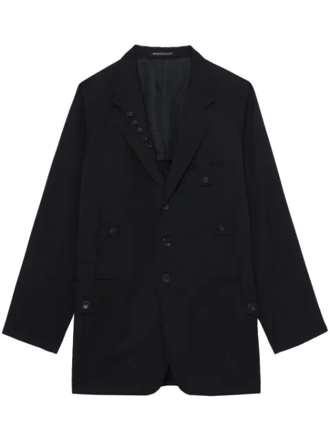 Yohji Yamamoto manteau à simple boutonnage