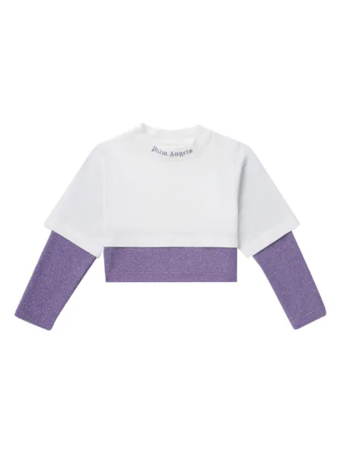 Palm Angels playera Lurex con capas