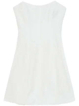Aje Vibration Jacquard Minidress | White