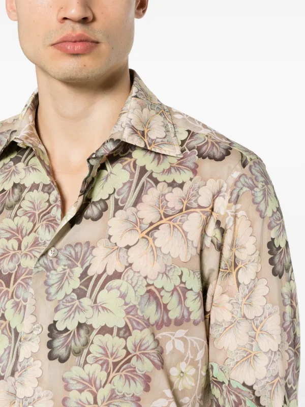 ETRO エトロ フローラルシャツ ETRO フローラル シャツ | ブルー | FARFETCH JP