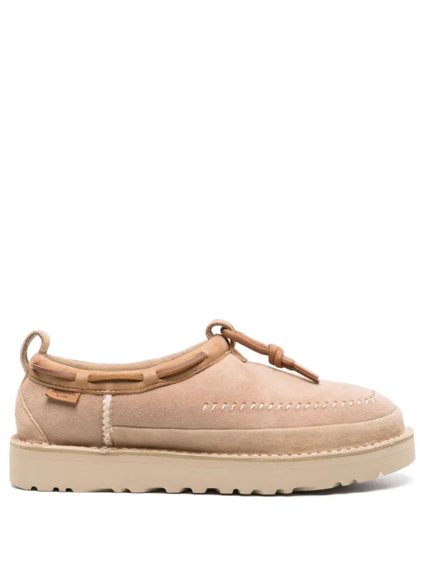 UGG Tasman Crafted Regenerate slippers unisex Suede 7.5 Neutrals