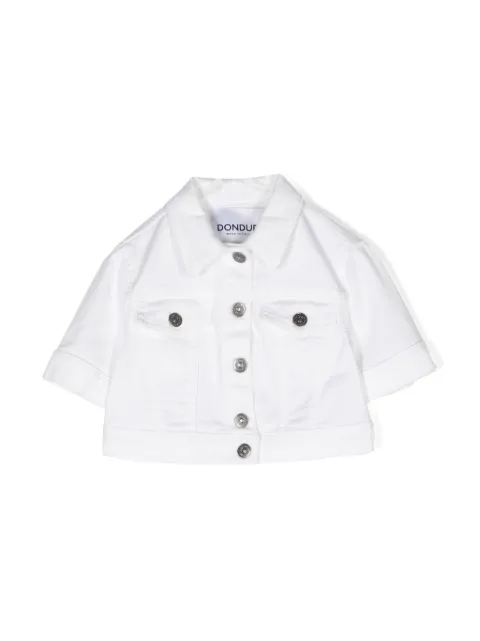 DONDUP KIDS short-sleeve denim jacket