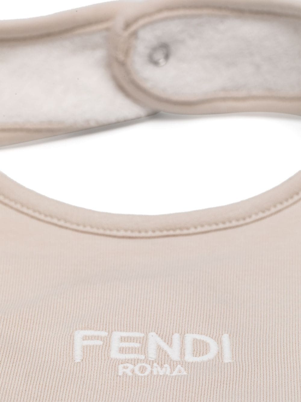 Shop Fendi Ff-print Babygrow Set (set Of Three) In Neutrals