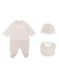 Fendi Kids FF-print babygrow set (set of three) - Neutrals