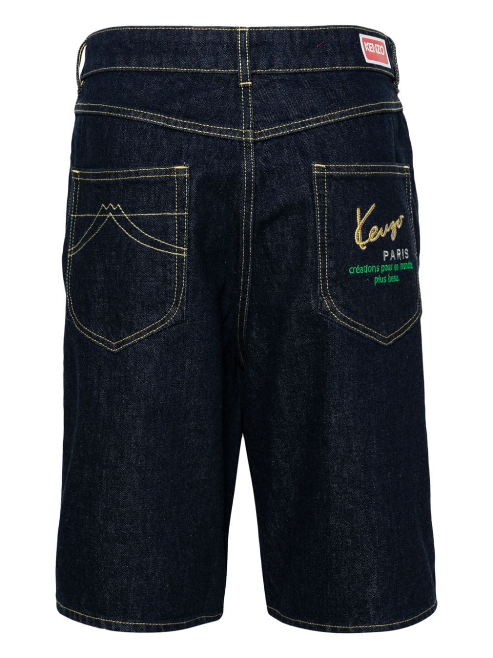 Kenzo Paris Créations denim shorts - Blauw