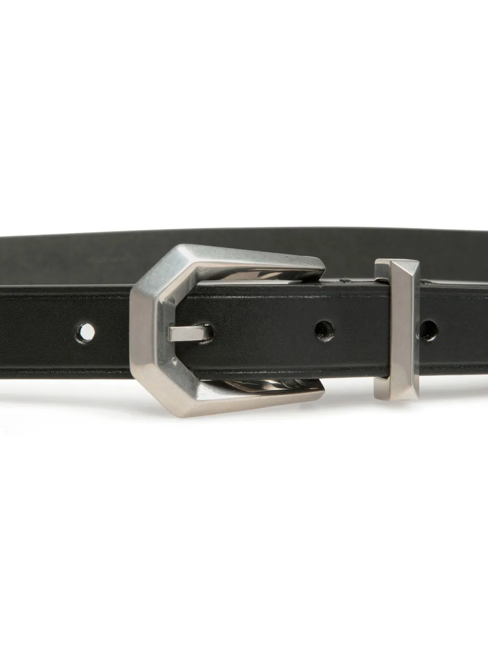 Shop Bally Prisma Leather Belt In Black