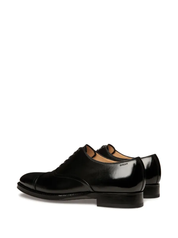 Bally Sadhy Leather Oxford Shoes | Black | FARFETCH display picture 1