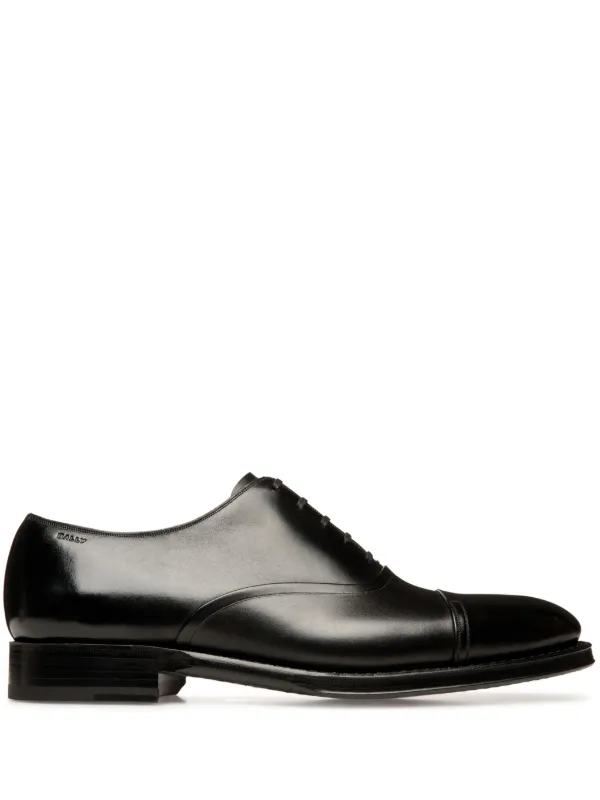 Bally Sadhy Leather Oxford Shoes | Black | FARFETCH display picture 1
