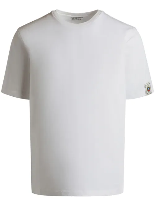 T-shirt en coton à logo appliqué - Bally - Modalova