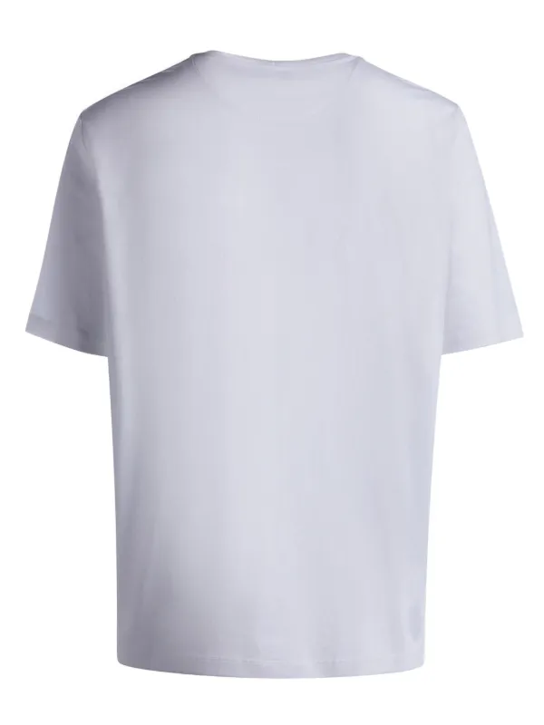 Bally logo-embroidered Cotton T-shirt | White | FARFETCH