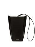 Bally Belle brushed-leather sunglasses holder - Black