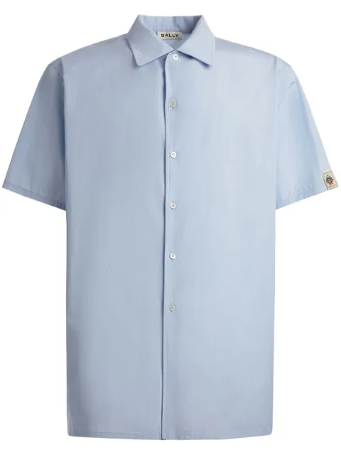 Bally camisa con aplique del logo