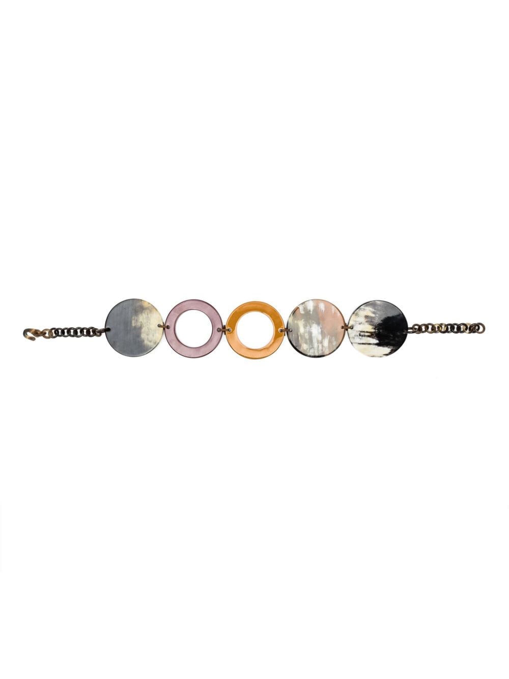 Antonelli Yasmine Circular-pendants Necklace In Multi