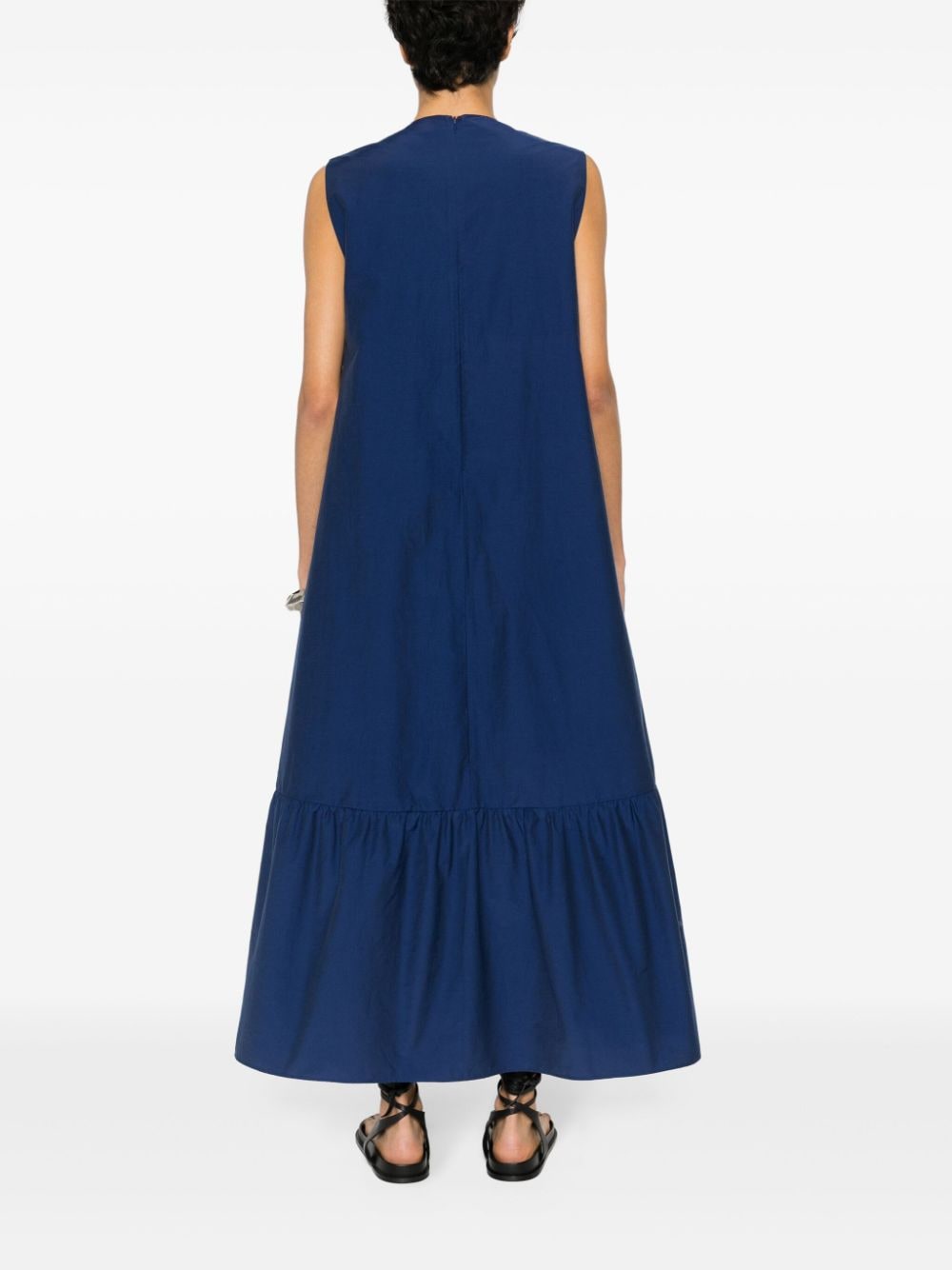 Shop Antonelli A-line Sleeveless Dress In 蓝色