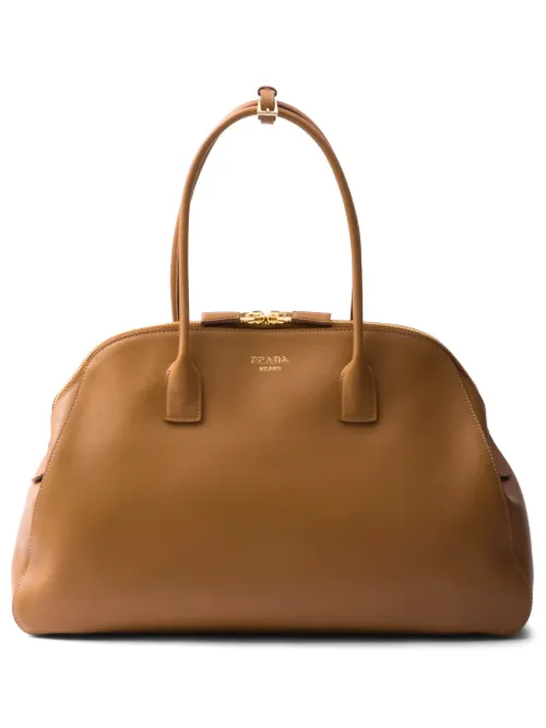 Grand sac à main en cuir - Prada - Modalova