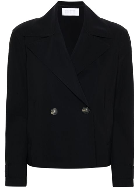 Harris Wharf London double-breasted cropped jacket