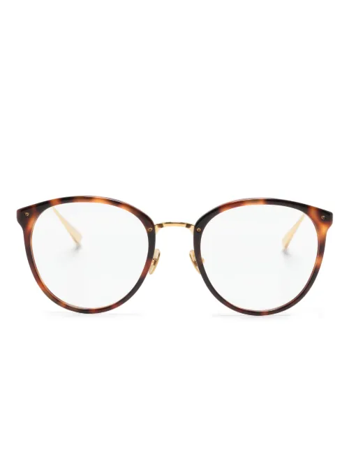 Lunettes de vue Calthorpe à monture ovale - Linda Farrow - Modalova