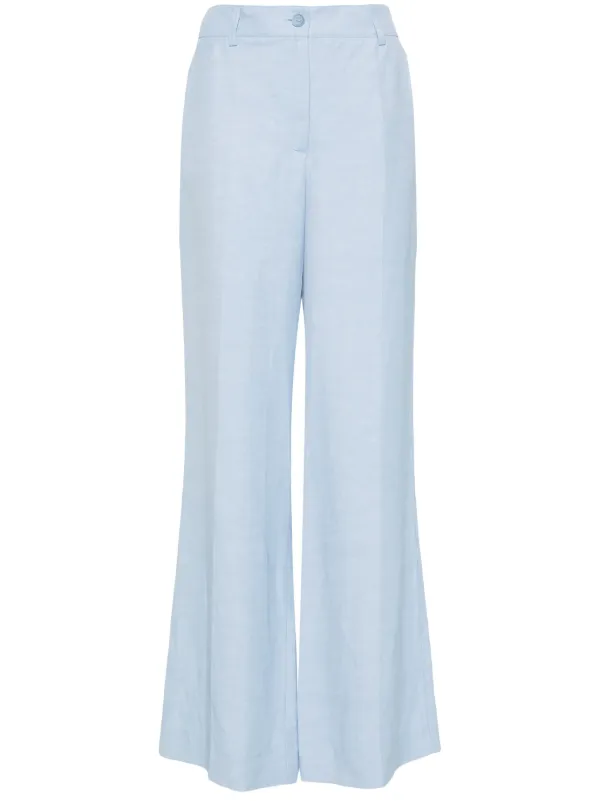 パンツ P.A.R.O.S.H. Wide-Leg Pants With Tailored Finish P.A.R.O.S.H. Wide-Leg Pants With Tailored Finish | ShopSimon