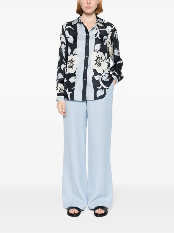 パンツ P.A.R.O.S.H. Wide-Leg Pants With Tailored Finish High-Waist Wide-Leg Pareo Tailored Pants