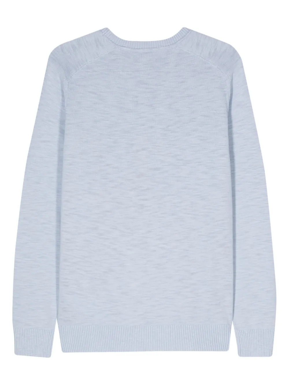 Shop Calvin Klein Logo-patch Cotton Jumper In Blue