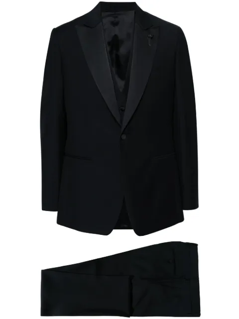 Lardini single-breasted wool suit