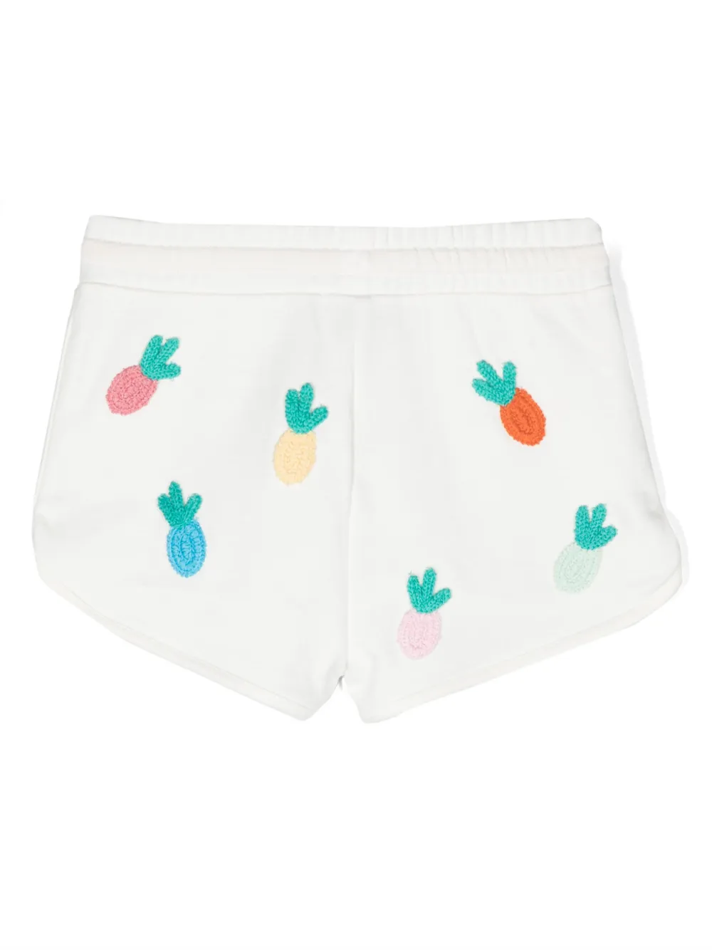 Stella McCartney Kids Shorts met borduurwerk Wit