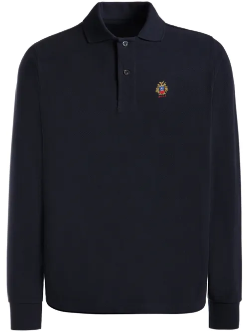 Polo en piqué à logo brodé - Bally - Modalova