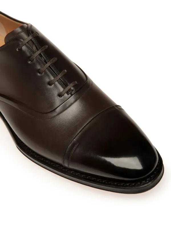 Bally Sadhy Leather Oxford Shoes | Brown | FARFETCH