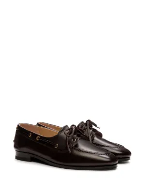 BALLY バリー レザー スリッポン ローファー アーモンドトゥ白