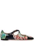 Bally Baunty leather ballerina shoes - Black