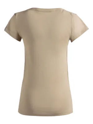 Tシャツ・カットソー BALLY Woman T-Shirt White WJE06UCO018 U001 Ladies White Printed Round Neck T-Shirt - White | Benetton