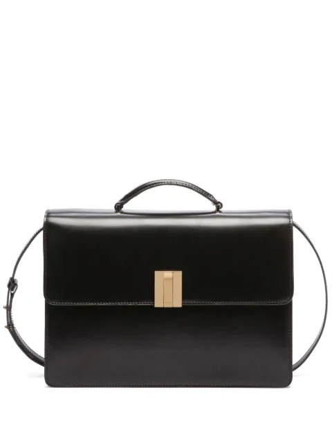 Bally Ollam patent-leather crossbody bag
