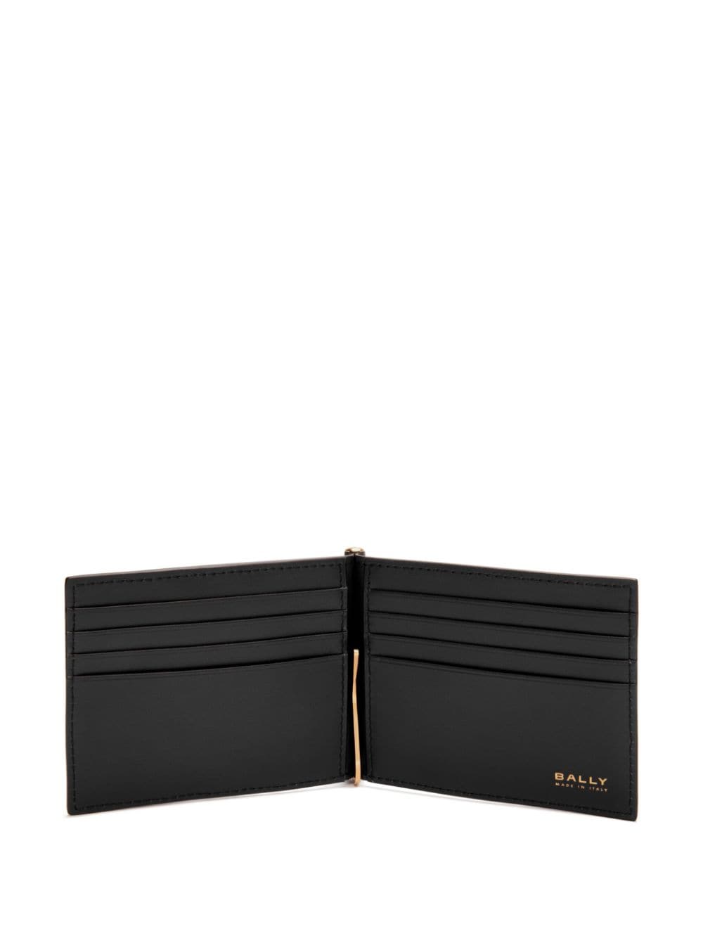 Shop Bally Beckett Leather Wallet In Black