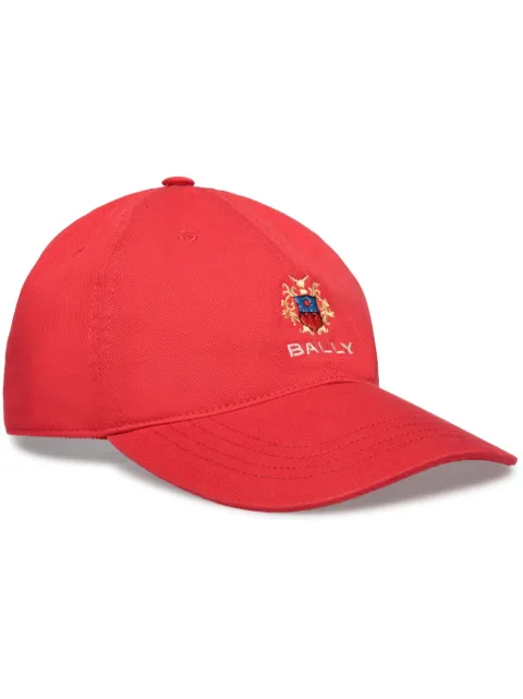 Bally gorra con logo bordado