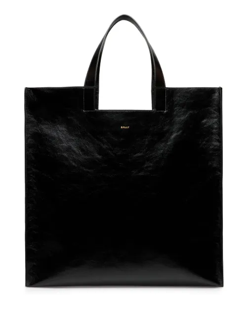 Bally sac cabas Easy en cuir - Noir - Bally - Modalova