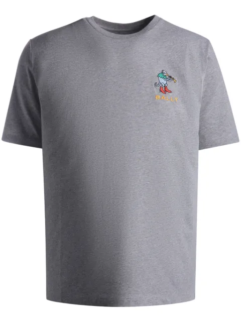 Bally playera con logo bordado