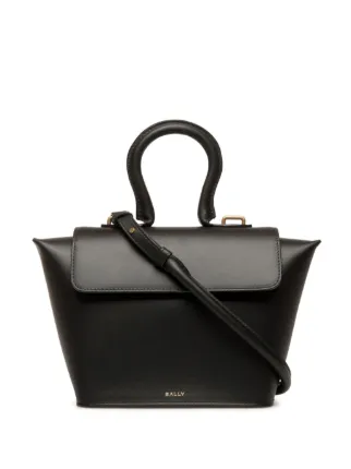 Bally Belle レザーショルダーバッグ | ブラック | FARFETCH JP