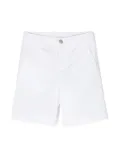 DONDUP KIDS mid-rise cotton chino shorts - White