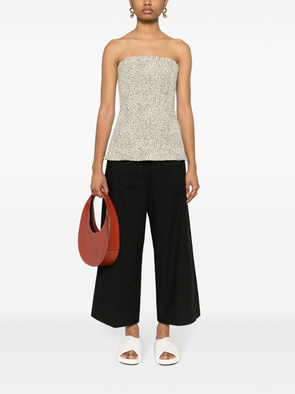 Antonelli wide-leg trousers - Zwart