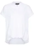 Lorena Antoniazzi gathered poplin blouse - White