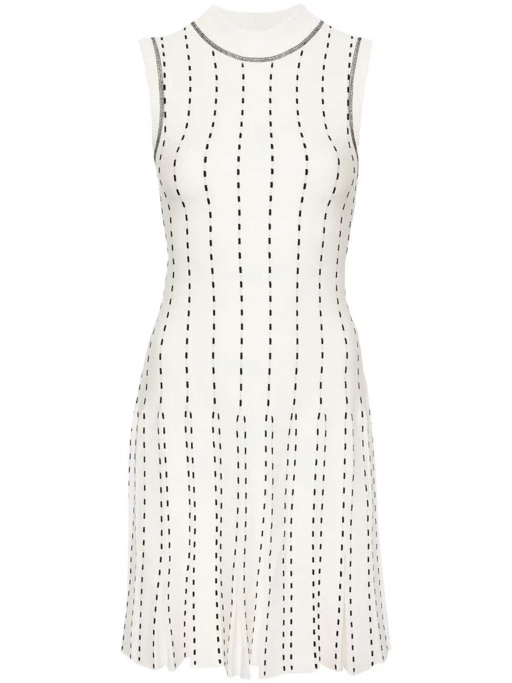 Simkhai Vestido com pregas e pesponto contrastante | Branco | Image 1