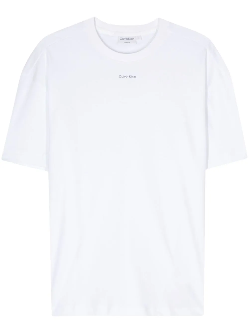 Calvin Klein Logo-print Cotton T-shirt In White