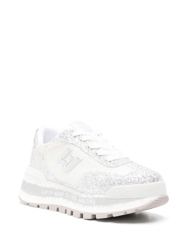 Glitter sneakers hot sale platform