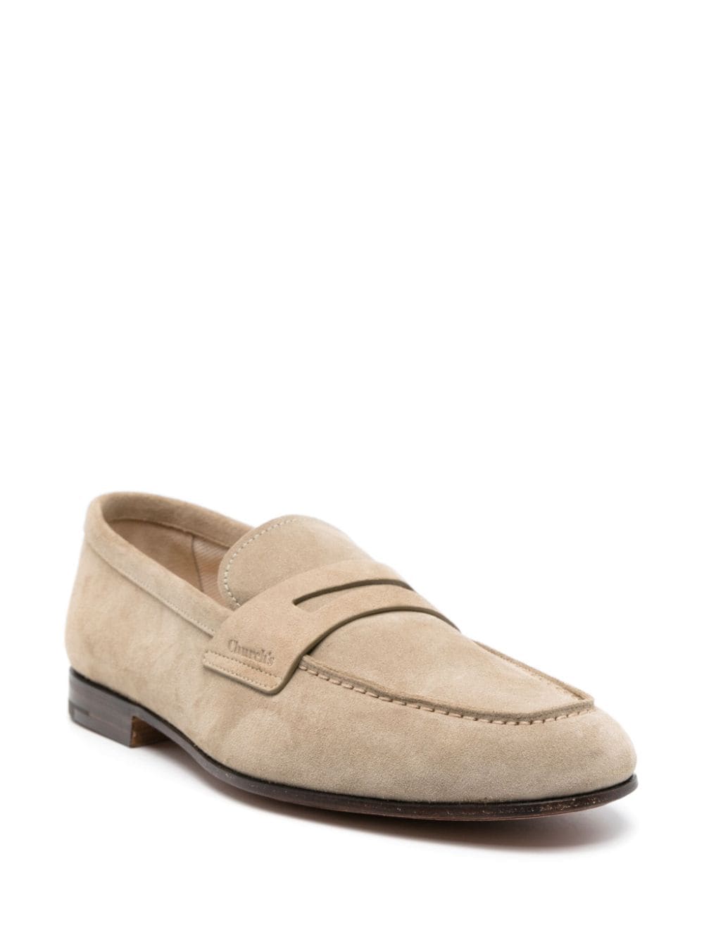 Shop Church's Maltby Suede Loafers In 中性色
