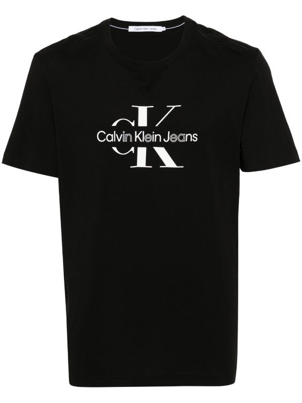 Calvin Klein Jeans logo-print Cotton T-shirt - Farfetch