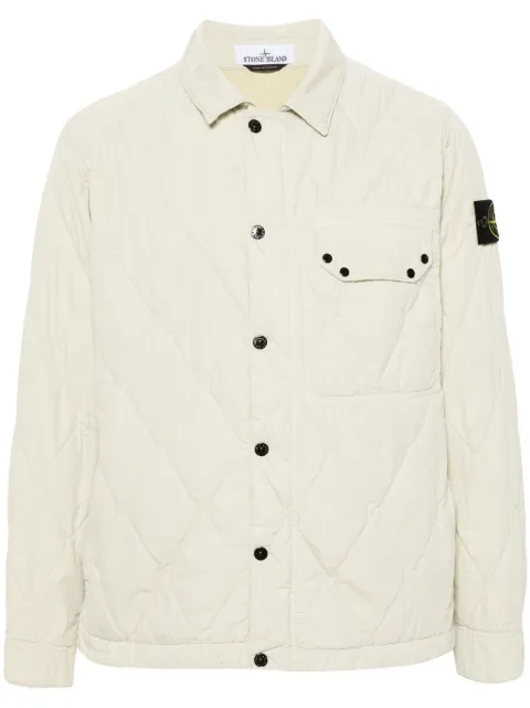Stone Island Compass-badge quilted jacket